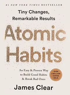 Portada de Atomic Habits, James Clear
