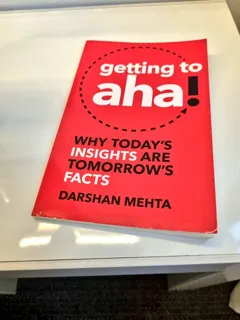 Foto del libro publicada en X: Getting to Aha!